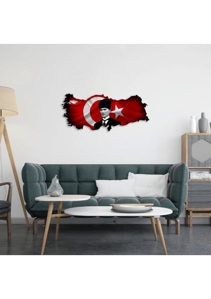 Atatürk Portresi Dekoratif Metal Tablo indirimleri