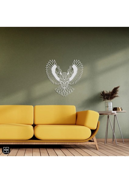 Baykuş Motifli Dekoratif Metal Duvar Tablosu fiyatları