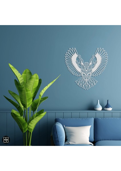 Baykuş Motifli Dekoratif Metal Duvar Tablosu modelleri
