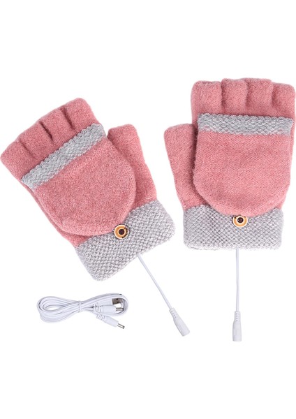 USB Isıtmalı Eldiven Dizüstü Eldiven Kadınlar Için Noel Hediyesi Kayak I Yürüyüş ve Gri (Yurt Dışından) fırsatları