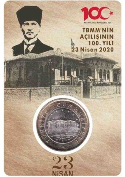 Meclis Hatıra Para Çil Özel Kapama Içinde Çil
