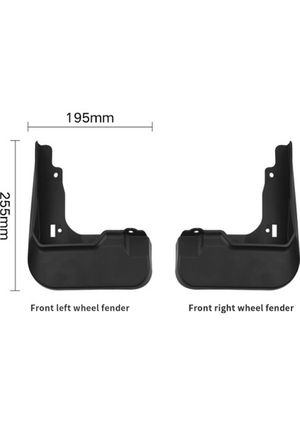 Bmw X1 M Sport 2022-2023 Için Çamurluklar Çamurluk Çamurluk Çamur Flap Guard Sıçrama Çamurluklar Araba Aksesuarları (Yurt Dışından)