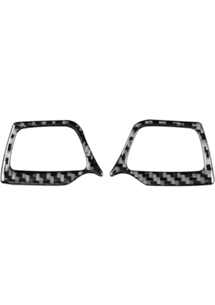 Lexus Gs 2006-2011 Için Iç Aksesuar Karbon Fiber Direksiyon Düğmesi Krom Çerçeve Trim (Yurt Dışından)
