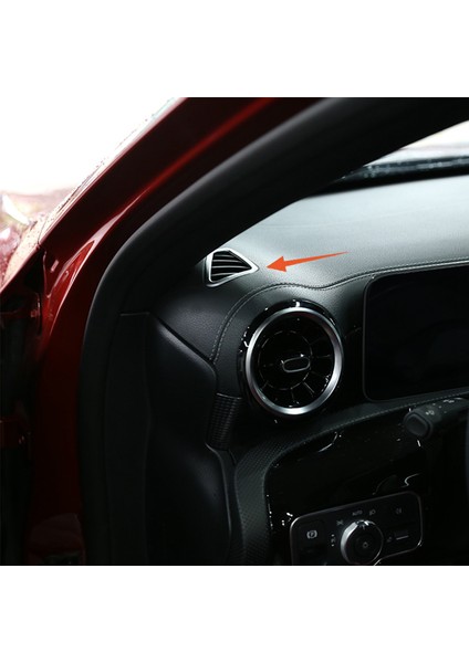Mercedes Benz A Sınıfı Için W177 2018-2020 Krom Abs Yan Klima Havalandırma Çıkışı Kapak Trim Etiket (Yurt Dışından)