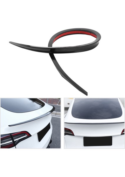 1.2 M Evrensel Çatı Spoiler Parlak Siyah Kuyruk Kanat Spoiler Arka Bagaj Spoiler Tesla Toyota Honda Mazda Bmw Benz (Yurt Dışından) indirimleri