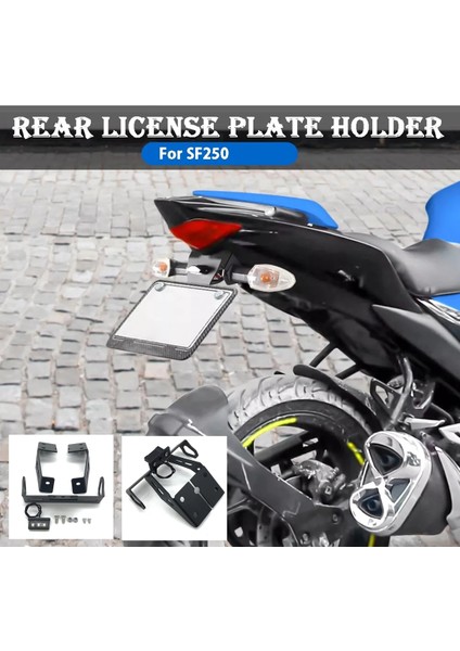 Suzukı Gixxer 150 250 Için SF250 2020 2021 2022 Plaka Tutucu Arka Kuyruk Çerçeve Çamurluk Eliminator Braketi Kiti (Yurt Dışından) indirimleri