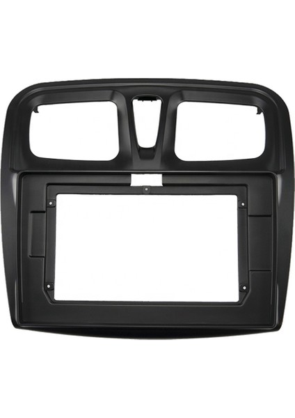 10.1ın Araba Radyo Çerçeve Fasya Renault Sandero/logan 2015-2018 2 Din Stereo Takma Montajlı Kurulum Trim Çerçeve Kiti (Yurt Dışından)