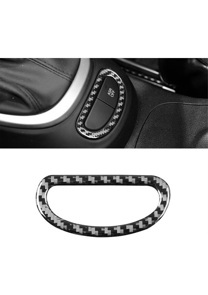 Fiat 500L 2014-2017 Için Yumuşak Karbon Fiber Araba Merkezi Konsol Anahtarı Düğmesi Paneli Kapak Trim Iç Aksesuar (Yurt Dışından) fırsatları