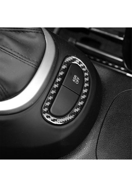 Fiat 500L 2014-2017 Için Yumuşak Karbon Fiber Araba Merkezi Konsol Anahtarı Düğmesi Paneli Kapak Trim Iç Aksesuar (Yurt Dışından) indirimleri