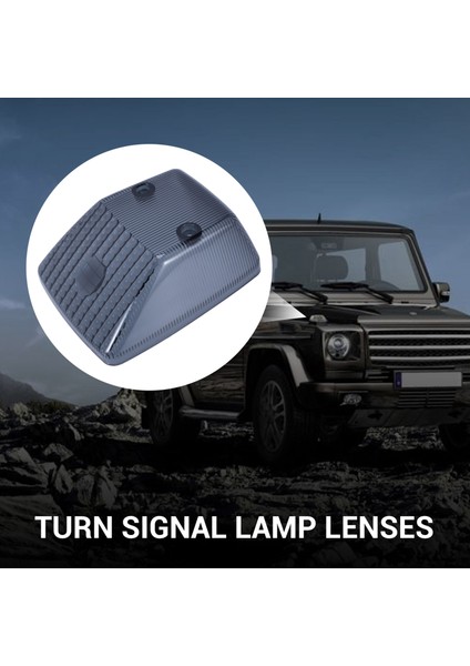 Araba Parlak Siyah Ön Dönüş Sinyali Lambası Lensler Mercedes Benz Için W463 G Sınıfı G500 G550 G55 G63 G65 1986-2018 A4638260057 (Yurt Dışından) modelleri