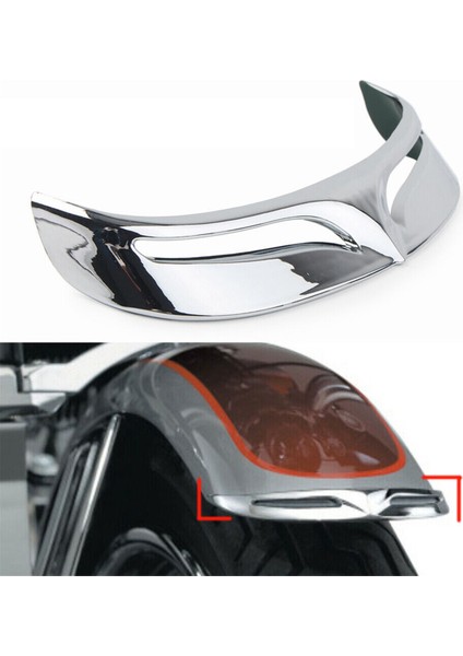 Krom Arka Çamurluk Ucu Trim Kabuk Için Harley Fat Boy Flstf Flstfb 2010-2017 Firar Çamurluk Kenar Ayar Kapağı (Yurt Dışından) modelleri
