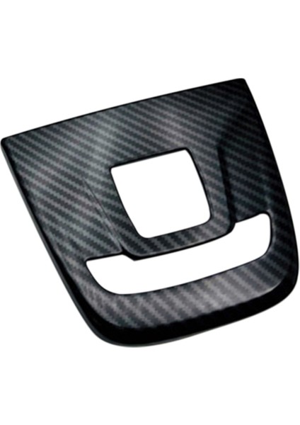 Araba Karbon Fiber Iç Ön Okuma Işığı Lambası Kapağı Trim Etiket Toyota BZ4X Subaru Solterra Düşük Yapılandırma (Yurt Dışından)