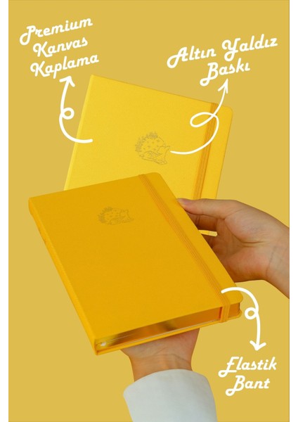 Bujo Keten Defter 96 Yaprak A5 160 Gr. Noktalı