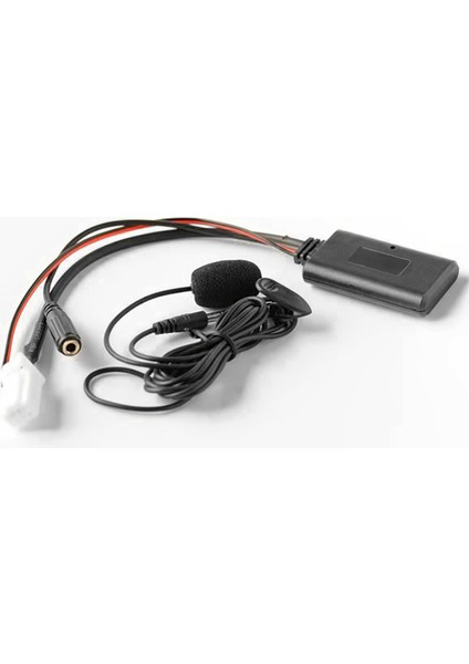 Araba Bluetooth 5.0 Aux Girişi Ses Kablosu Mikrofon Handsfree Adaptörü 8pin Fiş Nissan Sylphy Tiida Qashqai Geniss (Yurt Dışından) modelleri