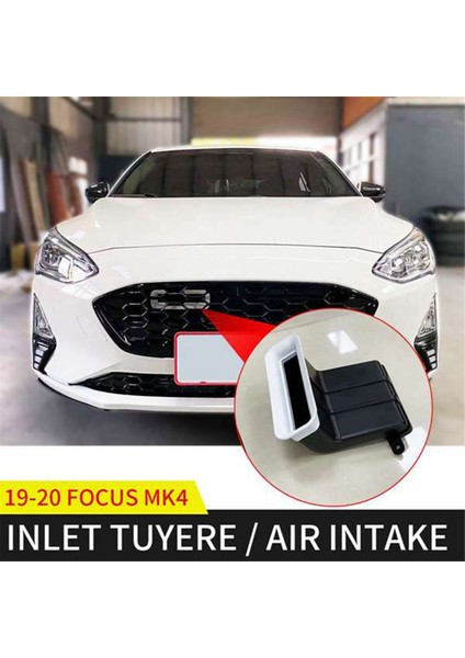Ford Focus Için Mk4 Hava Giriş Tuyere Emme Kanalı Hatchback 4d Sedan 5d Tuning Araba Aksesuarları 2019 2020 2021 Siyah + Beyaz (Yurt Dışından)
