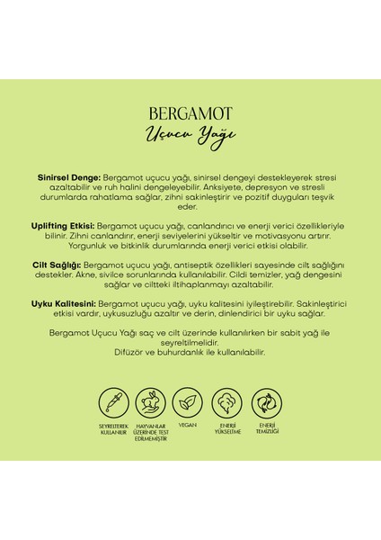 Bergamot Uçucu Yağı (10 ml)