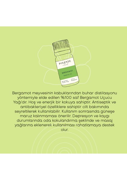 Bergamot Uçucu Yağı (10 ml)