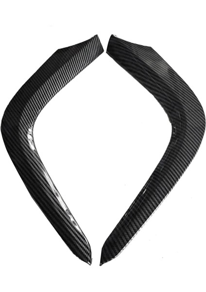 1 Çift Araba Dash A/c Hava Delikleri Trim Şeritler Toyota Corolla Altis 2007-2013 Için Abs Karbon Fiber Konsolları Çıkışları Alt Trim (Yurt Dışından)