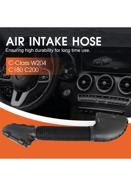 Araba Motoru Hava Emme Hortumu Filtre Hortumu Boru Mercedes-Benz C Sınıfı Için W204 2007-2012 C180 2010-2012 C200 2007-2010 2710900582 (Yurt Dışından) indirimleri