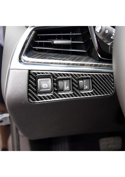 Araba Far Anahtarı Paneli Kapak Trim Etiket Karbon Fiber Cadillac Xt5 2016 2017 2018 2019 2020 Aksesuarları (Yurt Dışından) indirimleri