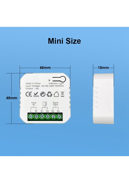 Tuya Akıllı Zigbee Garaj Kapısı Açıcı Denetleyicisi Sensör Uygulama Kontrolü Desteği ile Alexa Google Home Ab Tak Için Çalışır (Yurt Dışından)