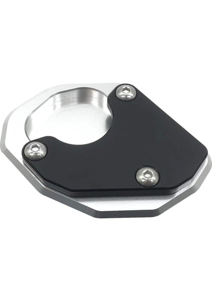 Triumph Trident 660 2021 2022 Motosiklet Kickstand Ayak Yan Stant Uzatma Büyüt Ped Destek Plakası Siyah (Yurt Dışından)