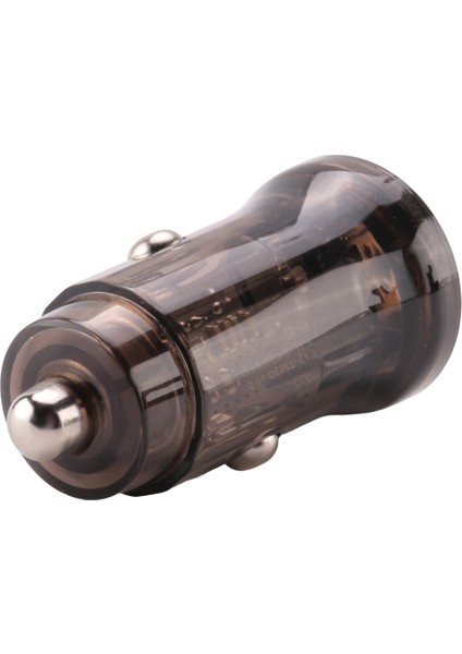 Şeffaf Araç Şarj Cihazı USB Araç Şarj Cihazı Hızlı Şarj Qc4.0 Qc3.0 Qc Scp 3A Pd Type C 30W USB Şarj Cihazı (Şeffaf Siyah) (Yurt Dışından) fırsatları