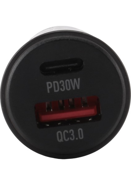 Şeffaf Araç Şarj Cihazı USB Araç Şarj Cihazı Hızlı Şarj Qc4.0 Qc3.0 Qc Scp 3A Pd Type C 30W USB Şarj Cihazı (Şeffaf Siyah) (Yurt Dışından) indirimleri