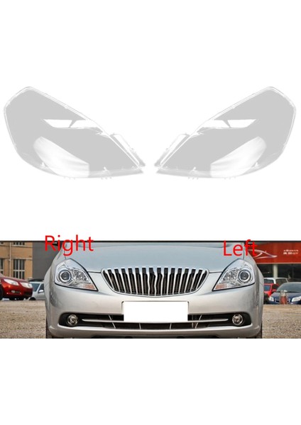 Araba Sol Far Kabuk Lamba Gölge Şeffaf Lens Kapağı Far Kapağı Buick Excelle 2013-2017 Için (Yurt Dışından)