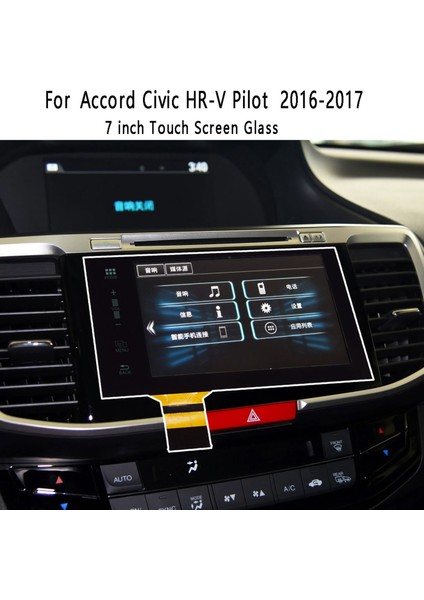 7 Inç Dokunmatik Ekran Cam Sayısallaştırıcı Gps Navigasyon Radyo LA070WV6(SL)(01) Honda Accord Civic Hr-V Pilot 2016-2017 Için (Yurt Dışından) fiyatları