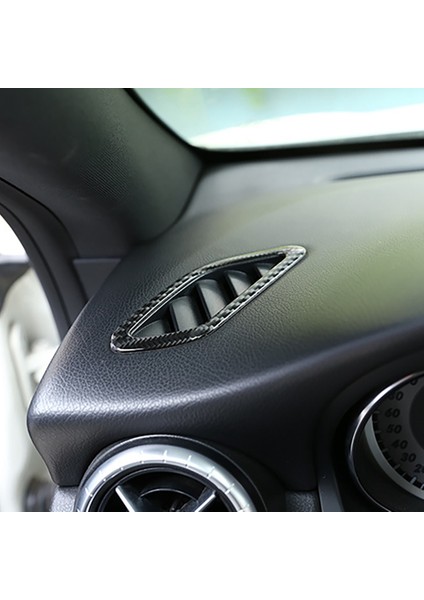 Araba Yumuşak Karbon Fiber Dashboard Hava Çıkış Çerçeve Kapak Trim Için Mercedes-Benz Cla 2015-2019 (Yurt Dışından)