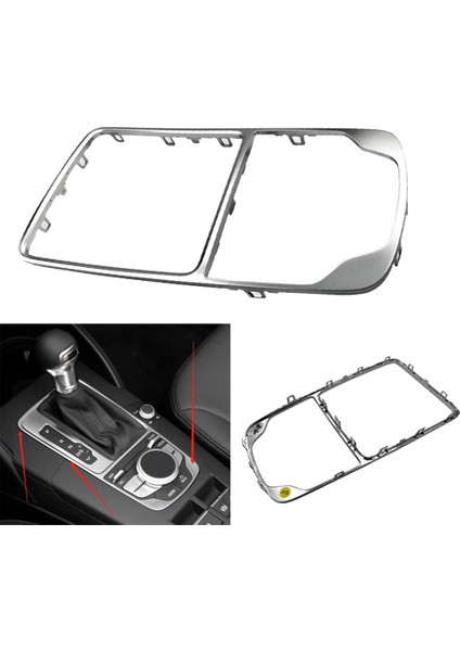 8V0864260 Audi A3 8V 14-19 Merkezi Konsol Çevresel Trim Krom Gümüş Krom Vites Topuzu Mmı Çerçeve Paneli Trim Çerçeve (Yurt Dışından) fiyatları