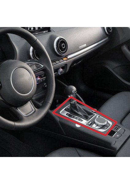 8V0864260 Audi A3 8V 14-19 Merkezi Konsol Çevresel Trim Krom Gümüş Krom Vites Topuzu Mmı Çerçeve Paneli Trim Çerçeve (Yurt Dışından) modelleri