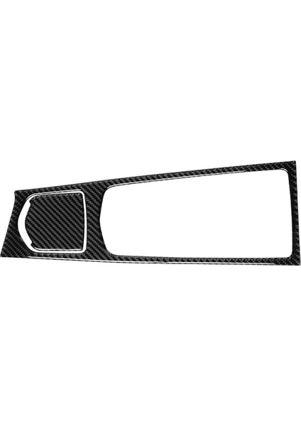 Karbon Fiber Siyah Iç Merkezi Kontrol Multimedya Paneli Trim Etiket Porsche Panamera 2010-2016 Rhd Için (Yurt Dışından)