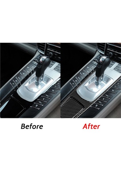 Karbon Fiber Siyah Iç Merkezi Kontrol Multimedya Paneli Trim Etiket Porsche Panamera 2010-2016 Rhd Için (Yurt Dışından) fırsatları