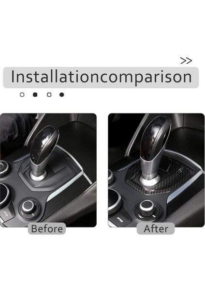 Araba Yedek Parça Alfa Romeo Giulia Stelvio 2017-2019 Merkezi Konsol Vites Paneli Kapak Trim Aksesuarları (Yurt Dışından) modelleri