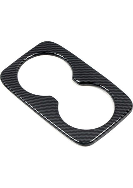 Araba Karbon Fiber Arka Koltuk Su Bardağı Tutucu Dekorasyon Çerçeve Kapak Trim Fit Dodge Durango 2010-2020 Için (Yurt Dışından)