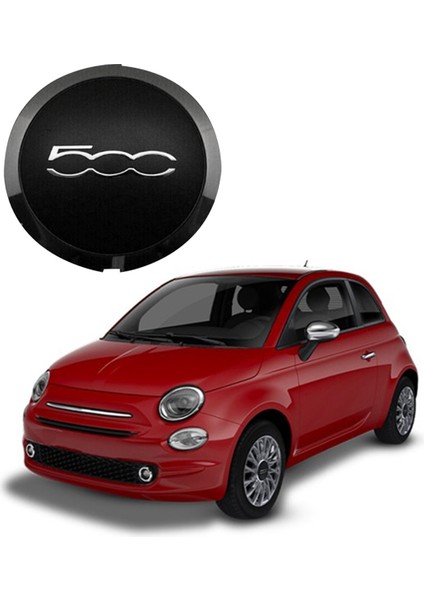 Fiat 500 Tekerlekler Için 133MM Jant Kapağı Merkezi Hub Kapakları 68078419AC 68078421AC Toz Kapağı 51884863 Siyah (Yurt Dışından) indirimleri