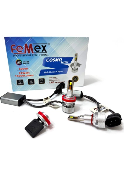 H8/11 Mini Cosmo LED 4575 Chipset Led Ampül