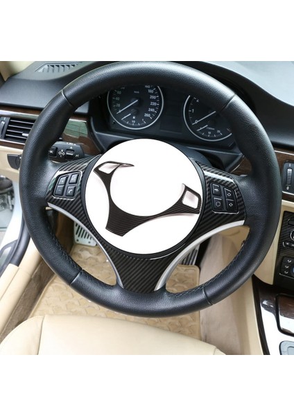 Bmw Için E90 3 Serisi E90 E92 320I 330I 325I 2005-2012 Araba Direksiyon Dekorasyon Trim Aksesuarları, Abs Karbon Fiber (Yurt Dışından) modelleri