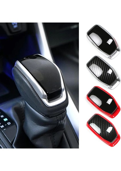 Abs Iç Vites Kafası Ayar Kapağı Toyota Rav4 XA50 2019 2020 Araba Styling Dişli Kafa Kolu Vites Topuzu Kapağı B (Yurt Dışından)