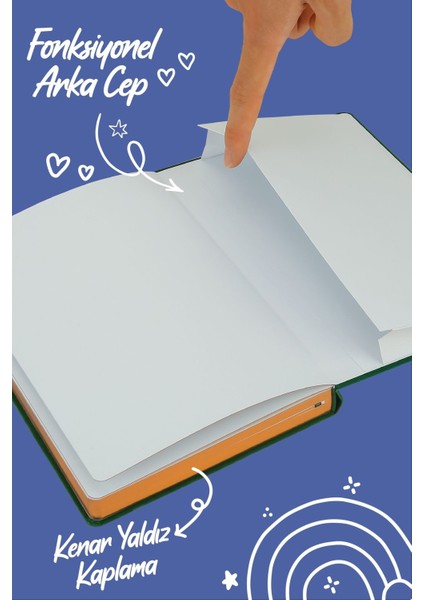 Bujo Süet Defter 96 Yaprak A5 160 Gr. Çizgili modelleri