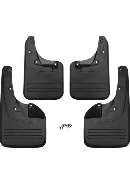 4x Ön ve Arka Çamur Flaps Sıçrama Muhafızları-Çamurluk Toyota Hilux Vigo 2005 - 2014 Plastik Doğrudan Cıvata Kurulumu Dış Parçalar (Yurt Dışından)