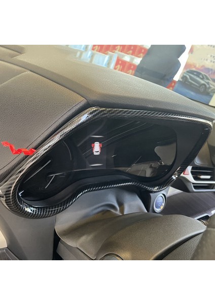 Toyota Sienna 2021 2022 Için Aksesuarları Araba Dashboard Enstrüman Kapağı Trim Etiket Kalıplama, Abs Karbon Fiber (Yurt Dışından) fırsatları