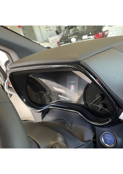 Toyota Sienna 2021 2022 Için Aksesuarları Araba Dashboard Enstrüman Kapağı Trim Etiket Kalıplama, Abs Karbon Fiber (Yurt Dışından) indirimleri