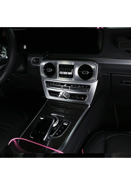 Mercedes Benz G Sınıfı Için W463 2019 2020 Araba Merkezi Kontrol CD Modu Paneli Çerçeve Kapak Trim Etiket Aksesuarları, Gümüş (Yurt Dışından) fırsatları