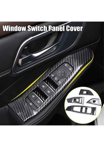 Nissan Rogue 2021 2022 2023 Için Araba Pencere Kaldırma Anahtarı Paneli Kapağı Kapı Kol Dayama Kapağı Trim Aksesuarları, Abs Karbon Fiber (Yurt Dışından) modelleri