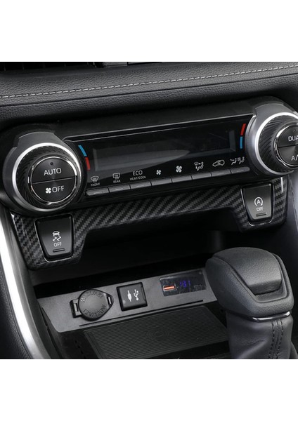 Koltuk Isıtma Anahtarı Kontrol Ayar Kapağı Dekorasyon Toyota Rav4 2019-2022 Için Iç Aksesuarlar, Abs Karbon Fiber (Yurt Dışından) fırsatları