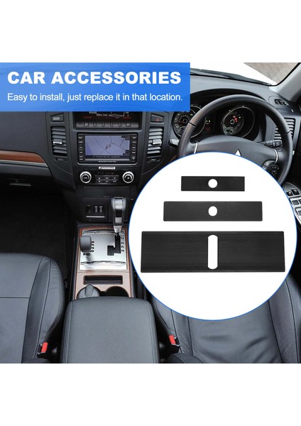 Araba Vites Paneli Tozluk Vites Kolu Paneli Trim Şerit Mitsubishi Pajero V93 V80 V87 V97 Montero V73 V77 (Yurt Dışından) indirimleri