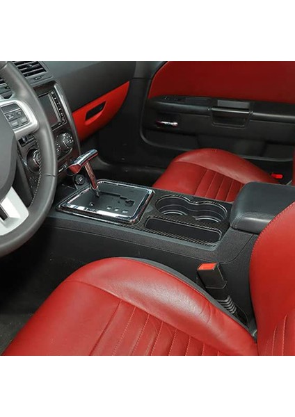 Merkezi Kontrol Vites Su Bardağı Tutucu Kapak Trim Dodge Challenger 2009-2014 Için Abs Aksesuarları (Karbon Fiber) (Yurt Dışından) modelleri